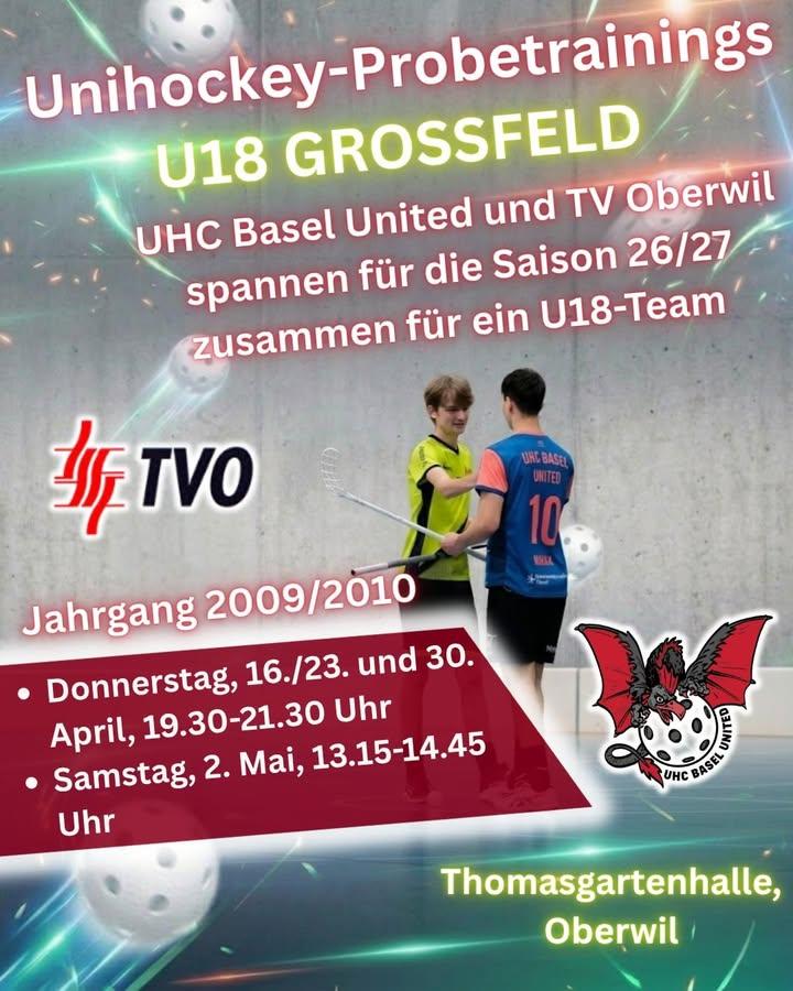 U18 Probetrainings