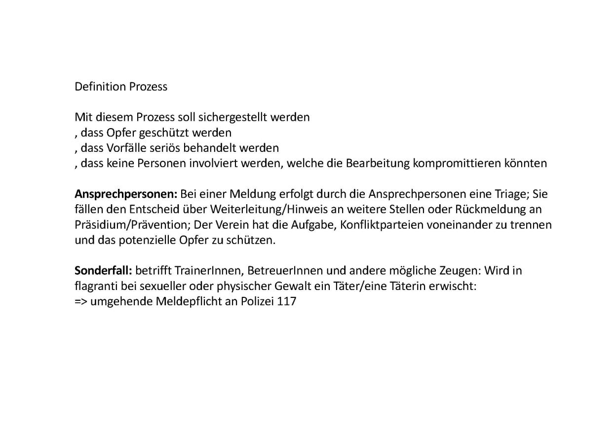 Definition Prozess Prävention